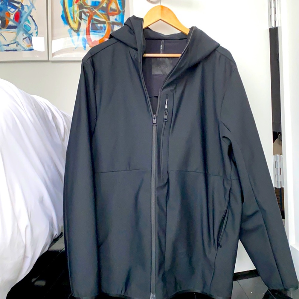 Moncler NWOT Black Jacket Size 6/XL